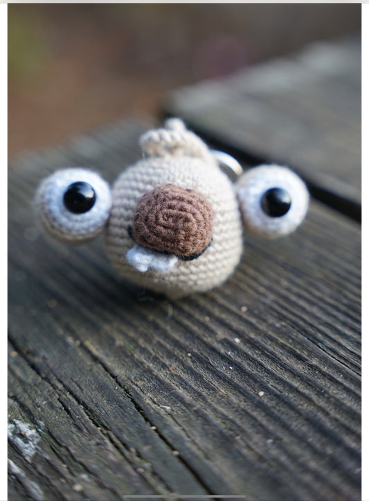 Handmade Crochet Sid Keychain